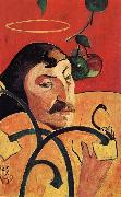 Paul Gauguin Portrait cbarge de Gauguin oil